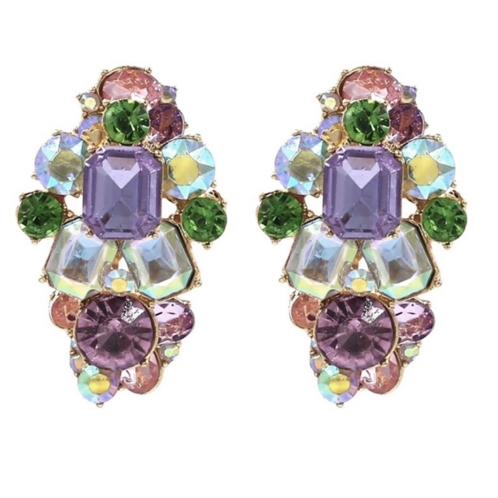 Zara Multicolor Gemstone Earrings